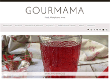 Tablet Screenshot of gourmama.com